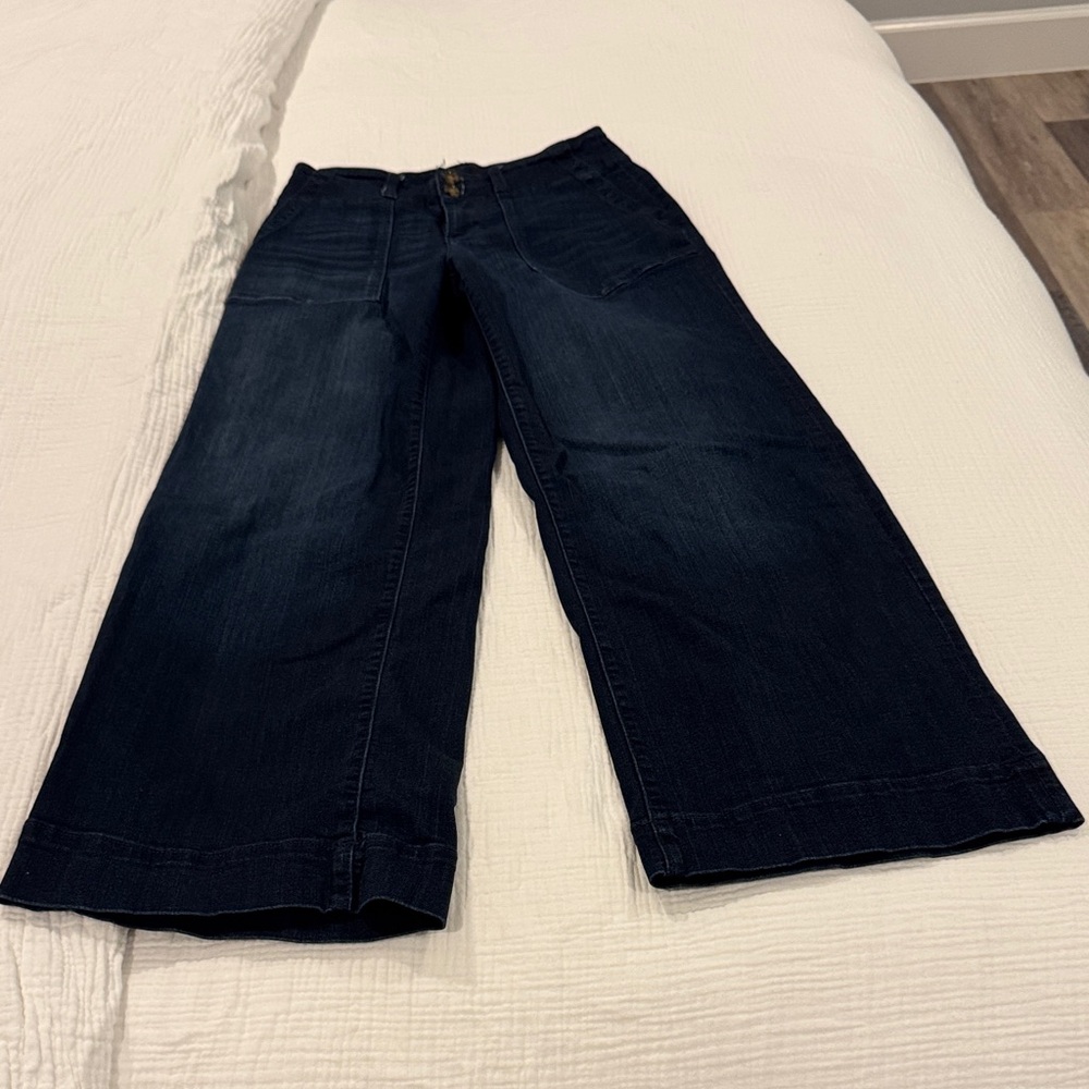 Liverpool Jeans Company Dark Blue Flare Jeans
